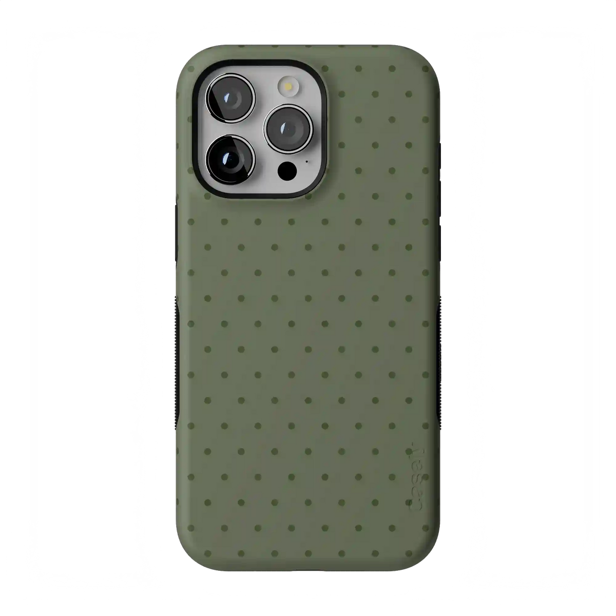 On the Dot | Olive Green Polka Dot Case