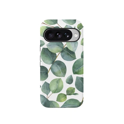 Leaf Me Alone | Green Floral Print Google Pixel Case