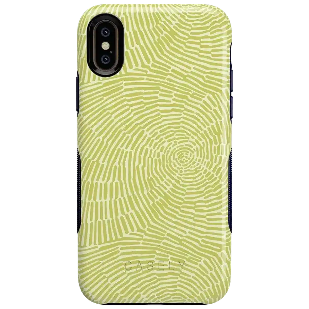 Swirl Away | Tea Green Geometric Case