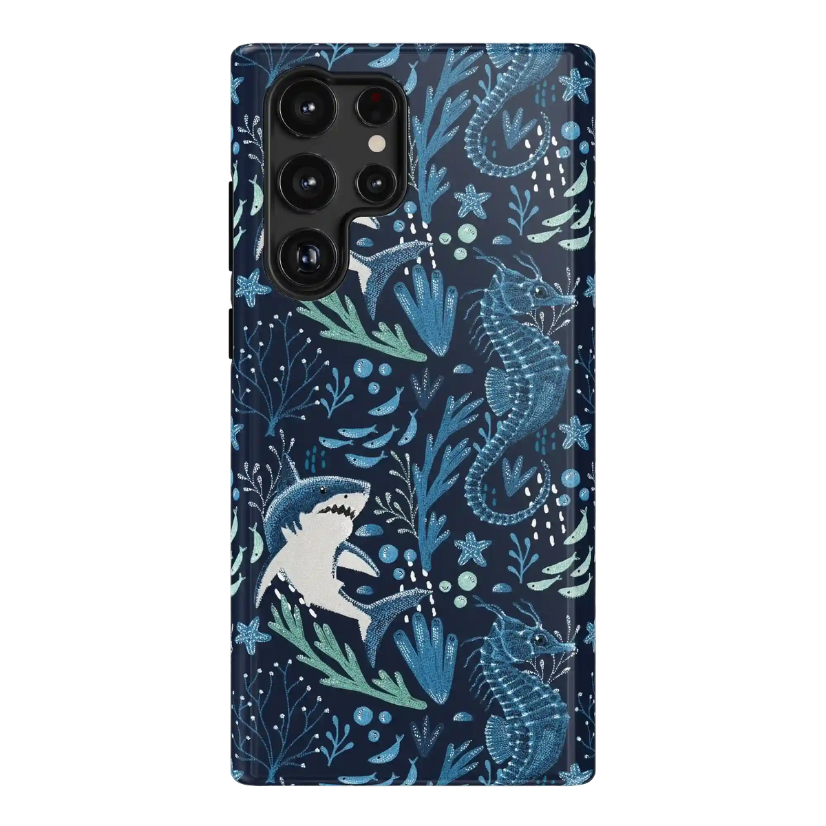 Midnight Reef | Shark Print Case