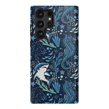 Midnight Reef | Shark Print Case