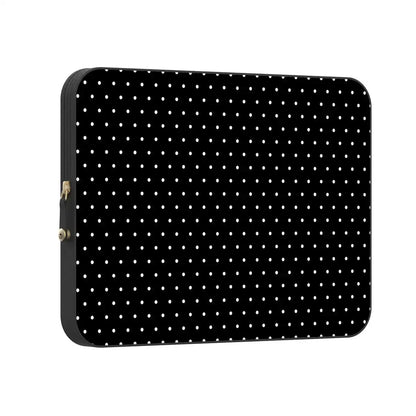 On the Dot | White Polka Dot Laptop Case