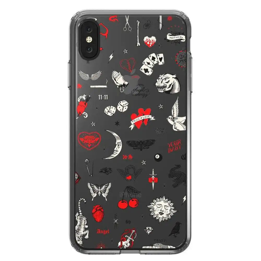 Not a Phase | Clear Flash Tattoo Case