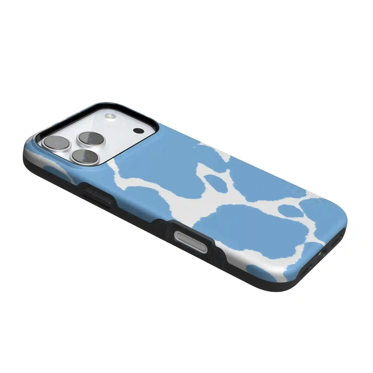 Current MOOd | Light Blue Cow Print Case