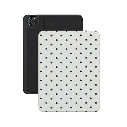 Tiny Stars | Blue & White iPad Case