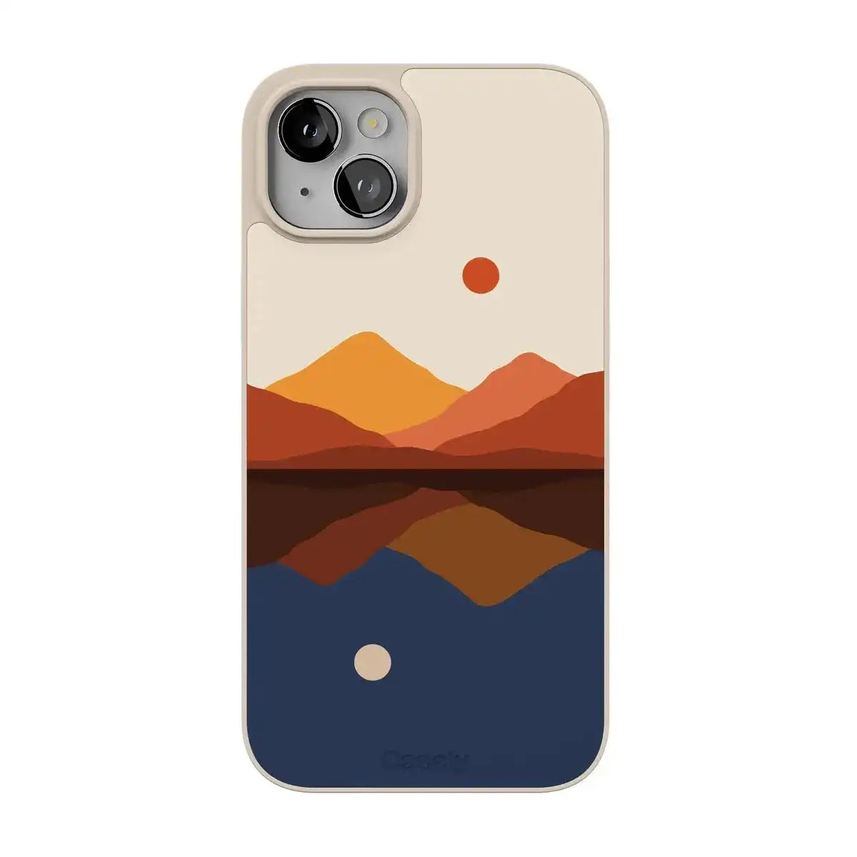 Opposites Attract | Day & Night Colorblock Mountains Case