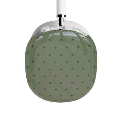 On the Dot | Olive Green Polka Dot AirPods Max Case