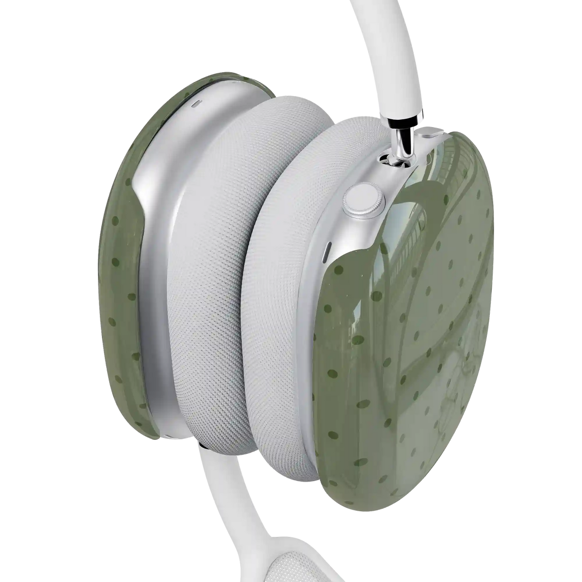 On the Dot | Olive Green Polka Dot AirPods Max Case