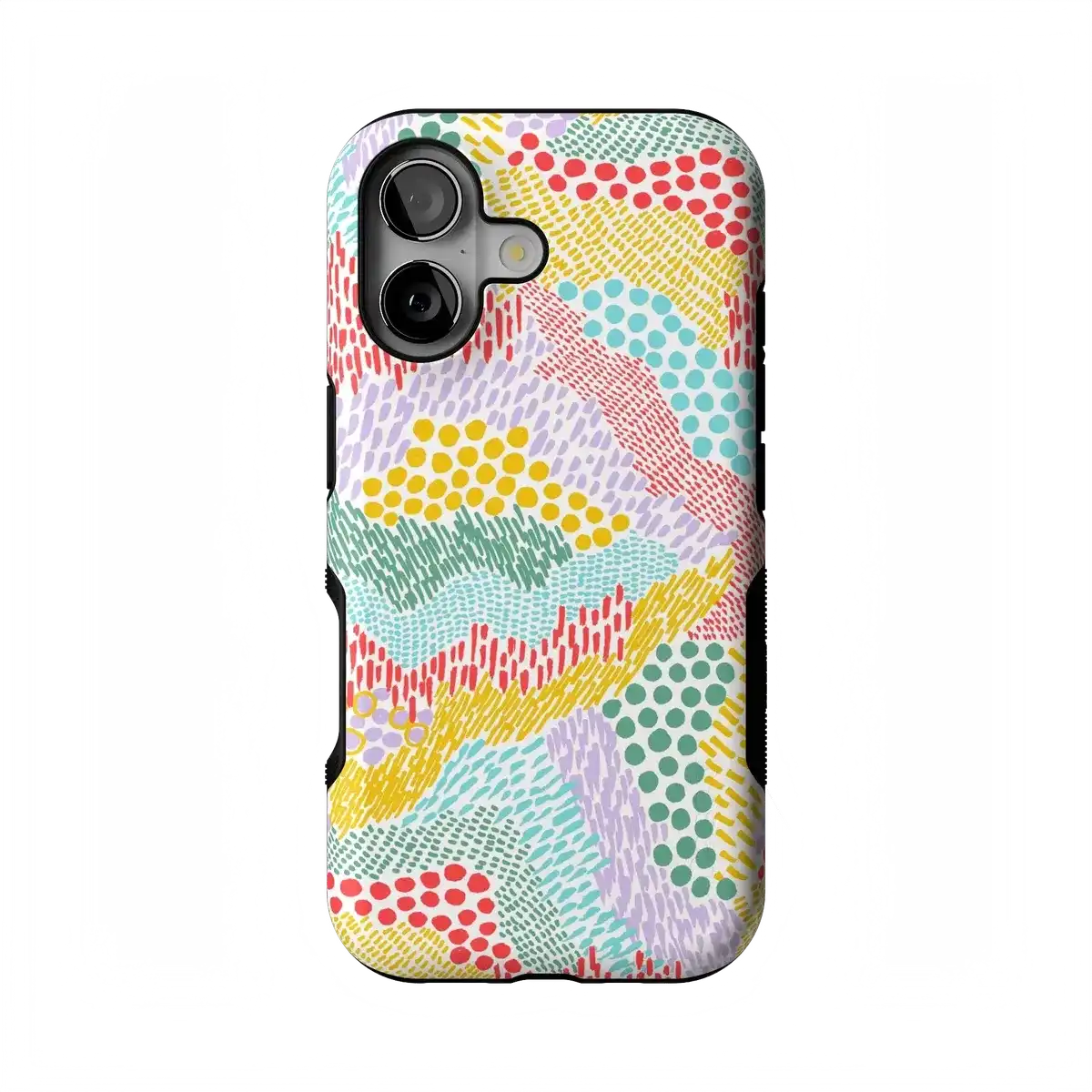 Color Me Happy | Pattern Colorblock Case