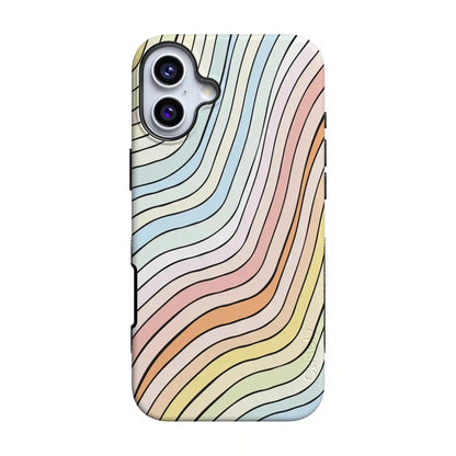 Ride The Wave | Pastel Rainbow Lined Case