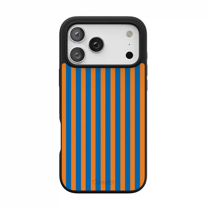 Go New York | Blue & Orange Stripes Case