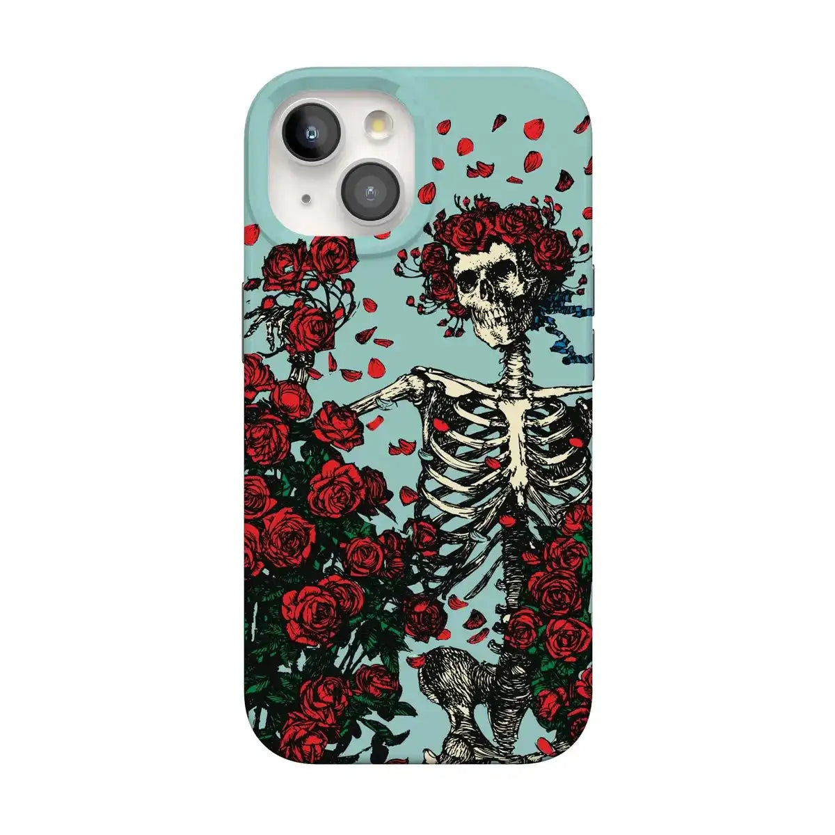 Forever Grateful | Grateful Dead Skeleton Floral Case