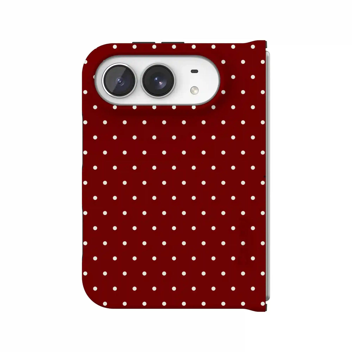 On the Dot | Maroon Polka Dot Case