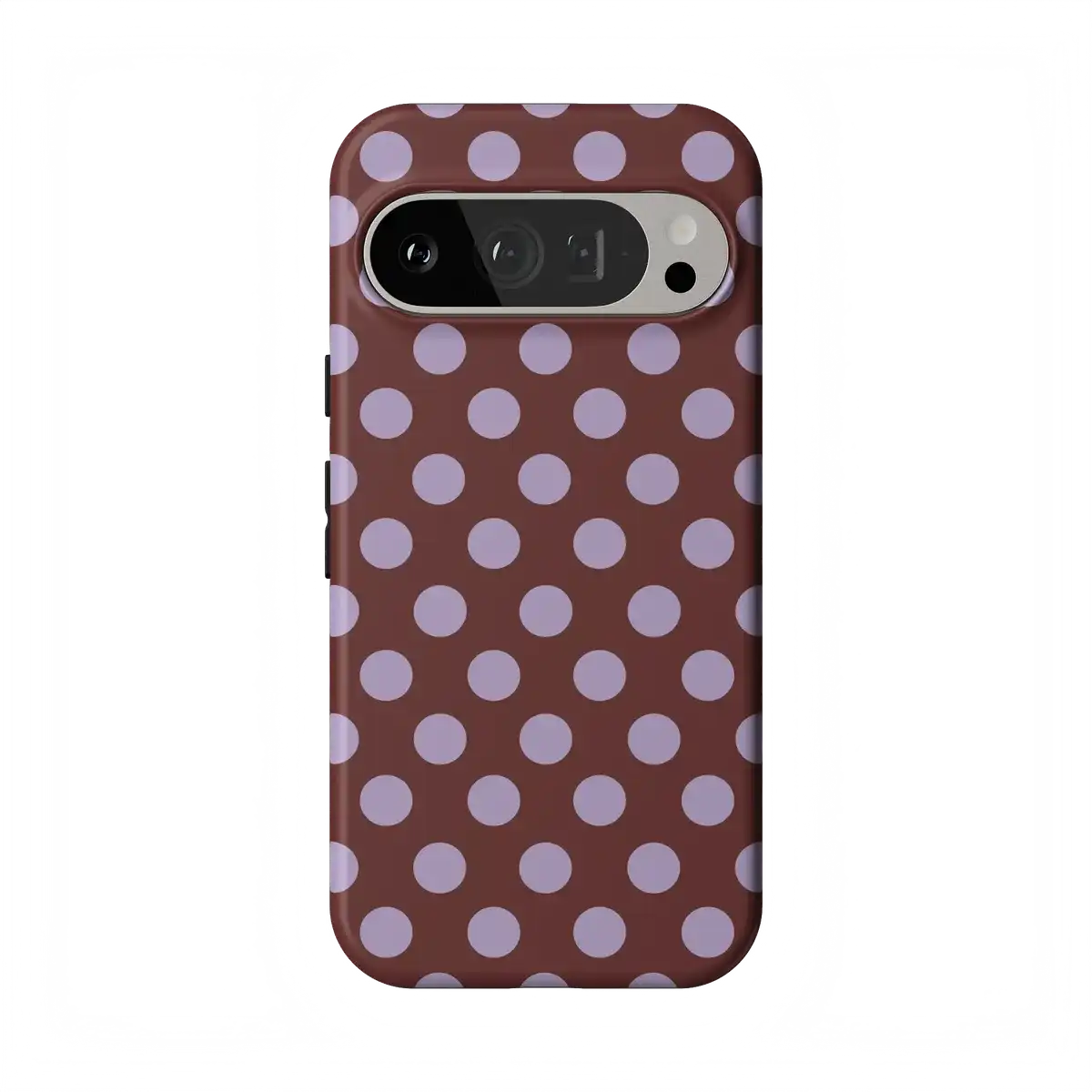 Spotted in SoHo | Burgundy Polka Dot Case