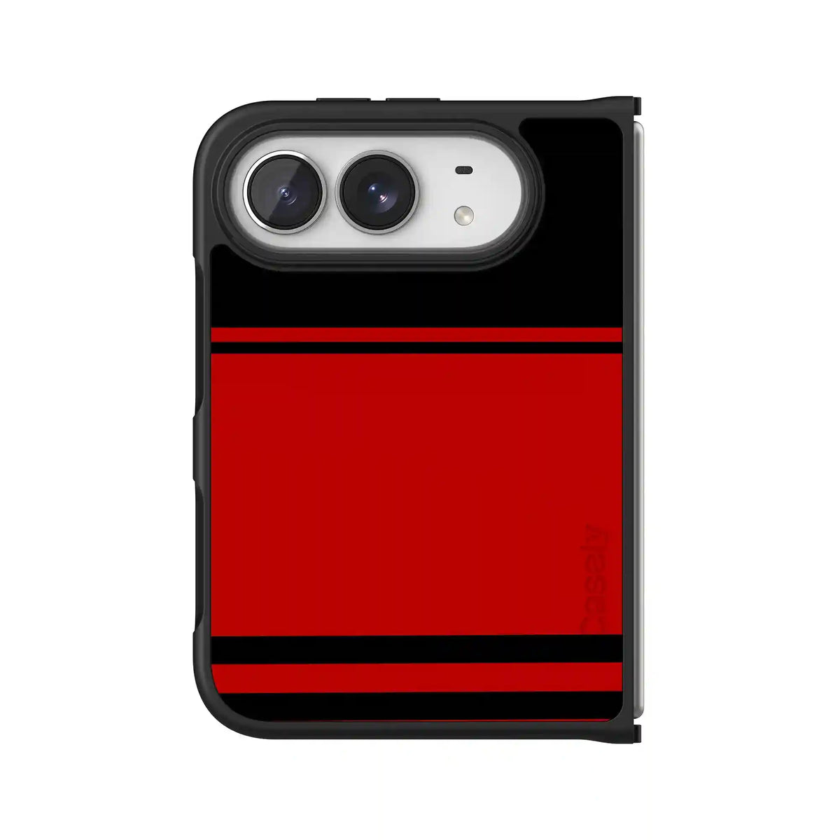 Storm Warning | Black & Red Stripes Case