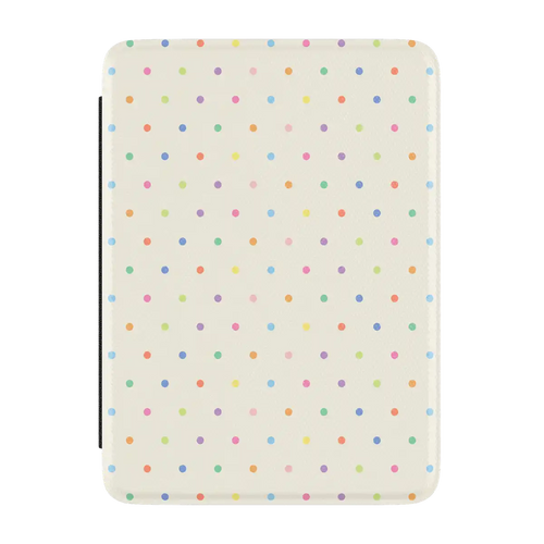 On the Dot | Rainbow Polka Dot Kindle Case