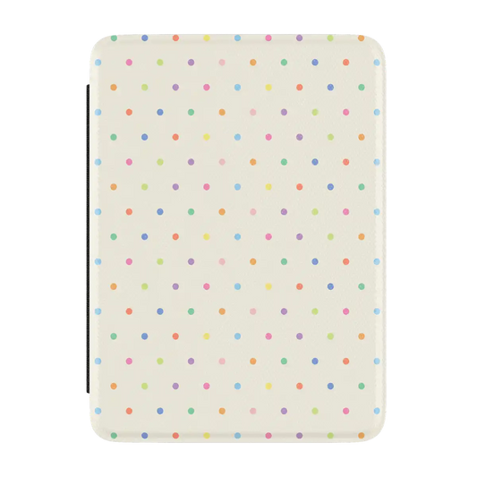 On the Dot | Rainbow Polka Dot Kindle Case
