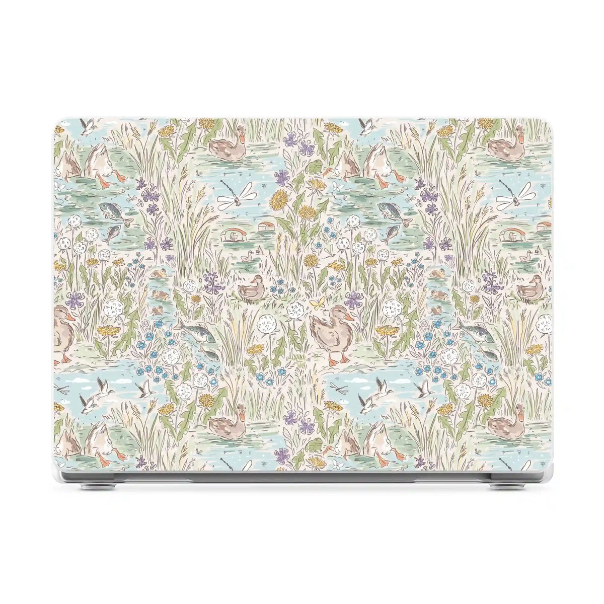The Waddle Path | Duck Pond Laptop Shell