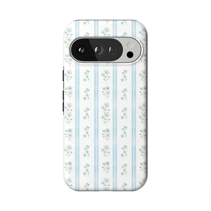 Cottage Stripe | Blue Floral Case