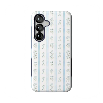 Cottage Stripe | Blue Floral Case