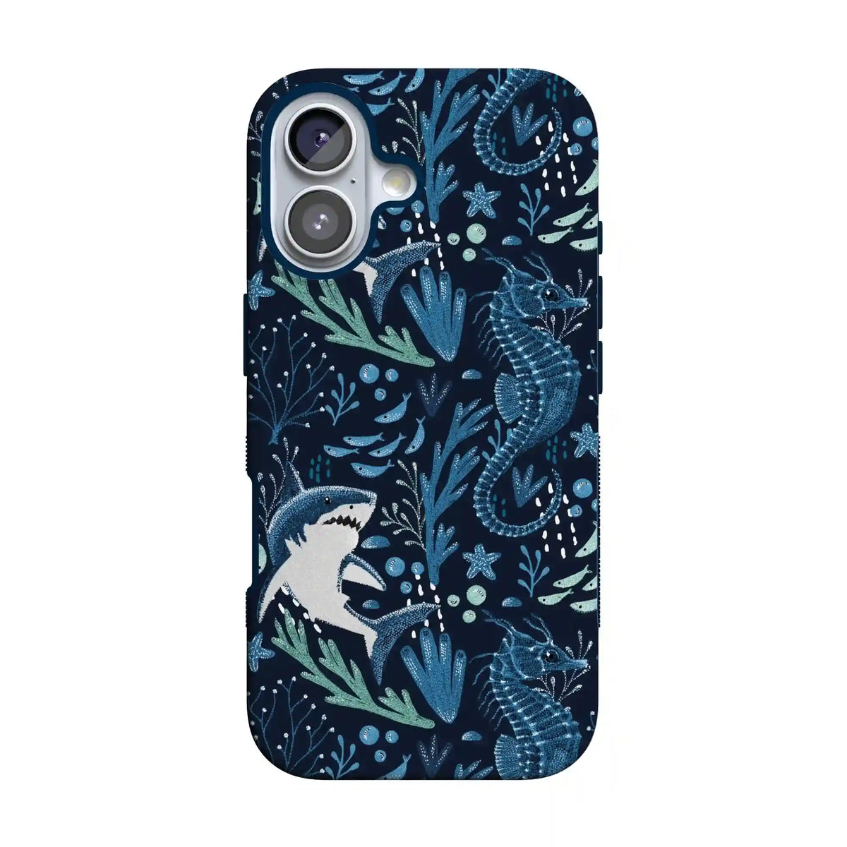 Midnight Reef | Shark Print Case