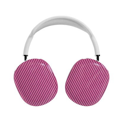 Stripes and the City | Pink & Purple Pinstripe AirPods Max Case