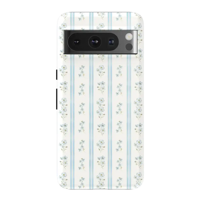 Cottage Stripe | Blue Floral Case