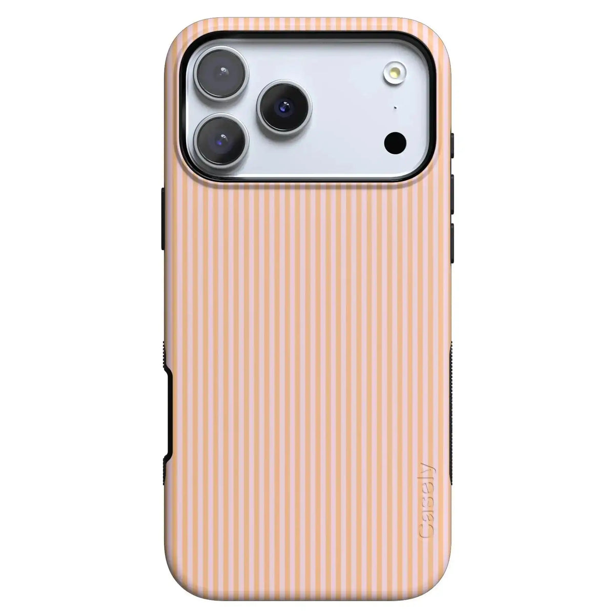 Stripes and the City | Orange & Pink Pinstripe Case