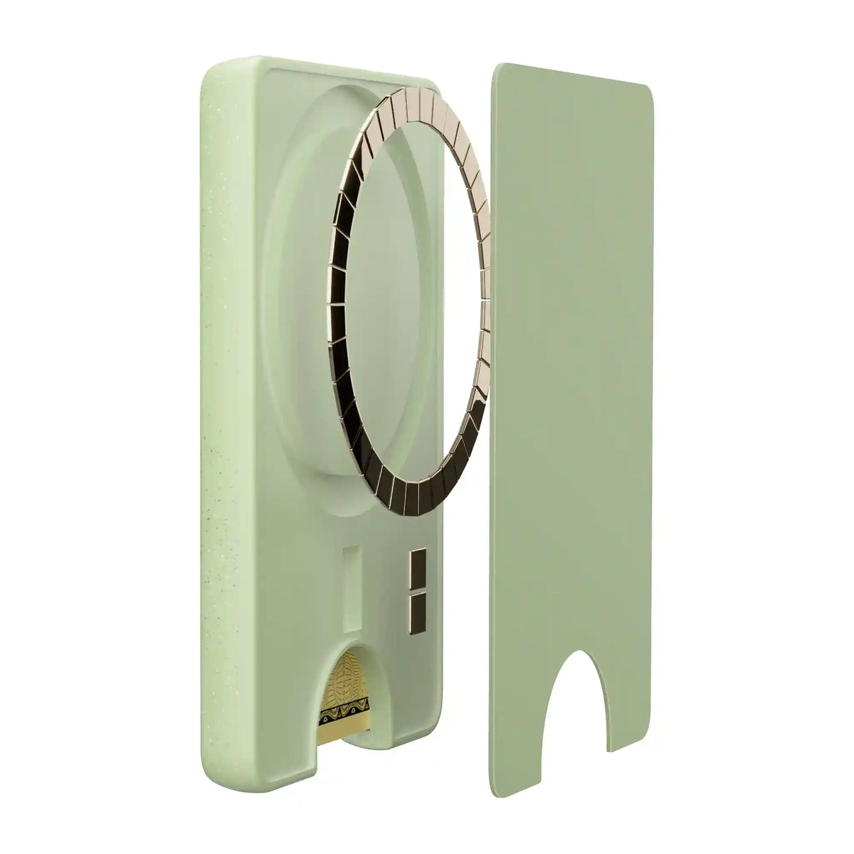 Kiwi Kiss | Matcha Green Shimmer MagWallet
