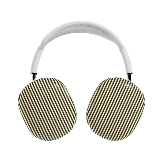 Stripes and the City | Black Pinstripes AirPods Max Case