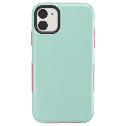 Mint Green on Pink | Ultra-Protective Bold Case