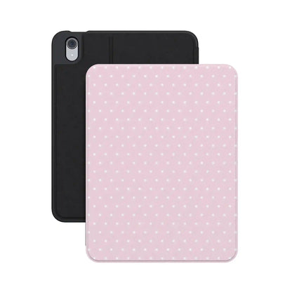 On the Dot | Pink & White Polka Dot iPad Case