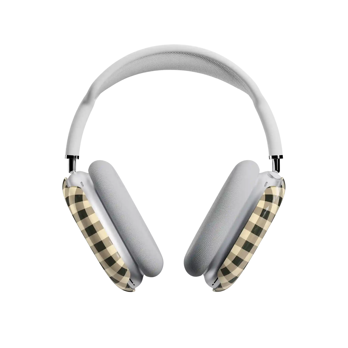 Cedar Lane | Black & Cream Gingham AirPods Max Case