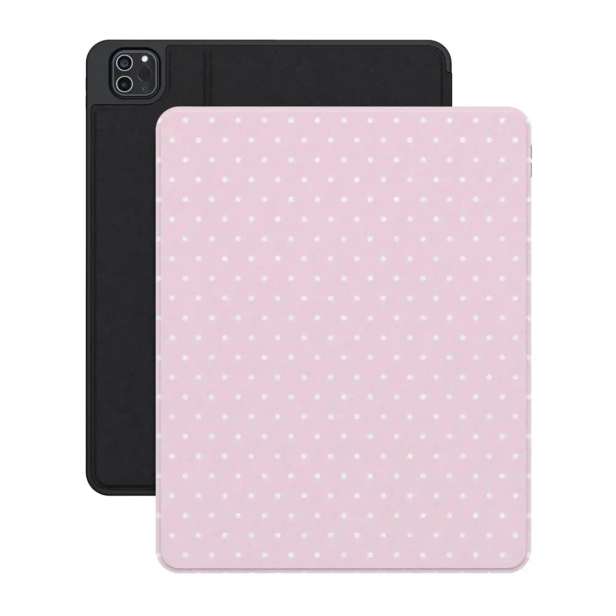 On the Dot | Pink & White Polka Dot iPad Case