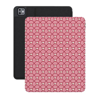 Love Locks | Pink Hearts iPad Case