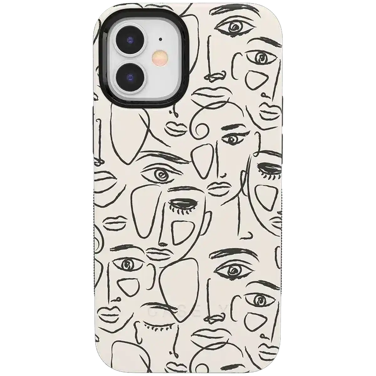 We're All Human | Minimal Face Art Case