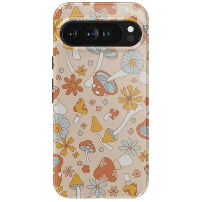 Mushroom Magic | Retro Floral Google Pixel Case