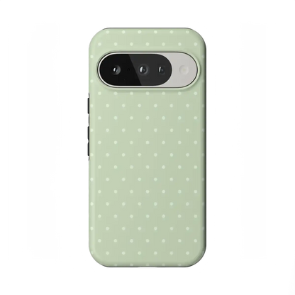 On the Dot | Green Polka Dot Case
