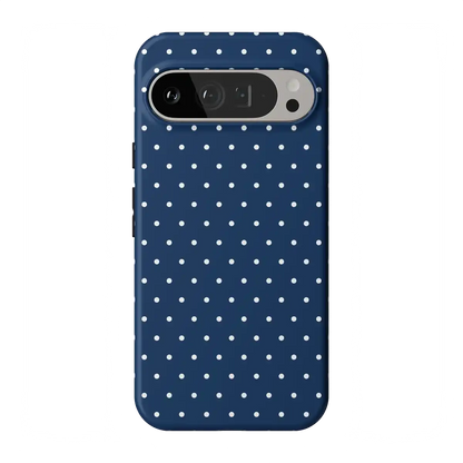 On the Dot | Navy Polka Dot Case