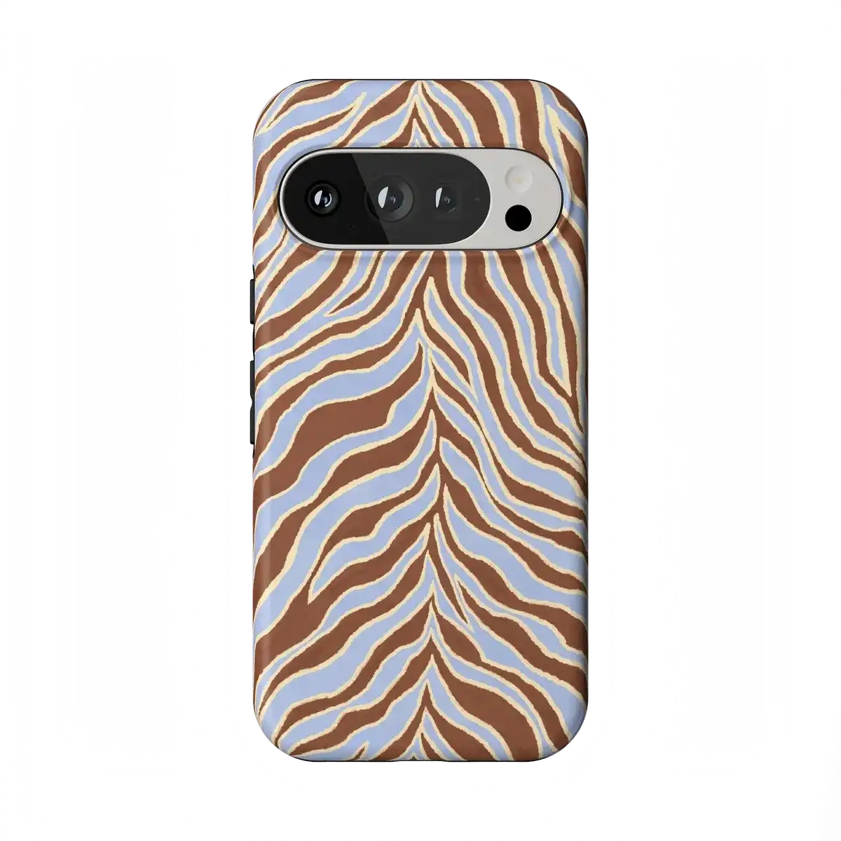 Untamed | Brown & Blue Zebra Case