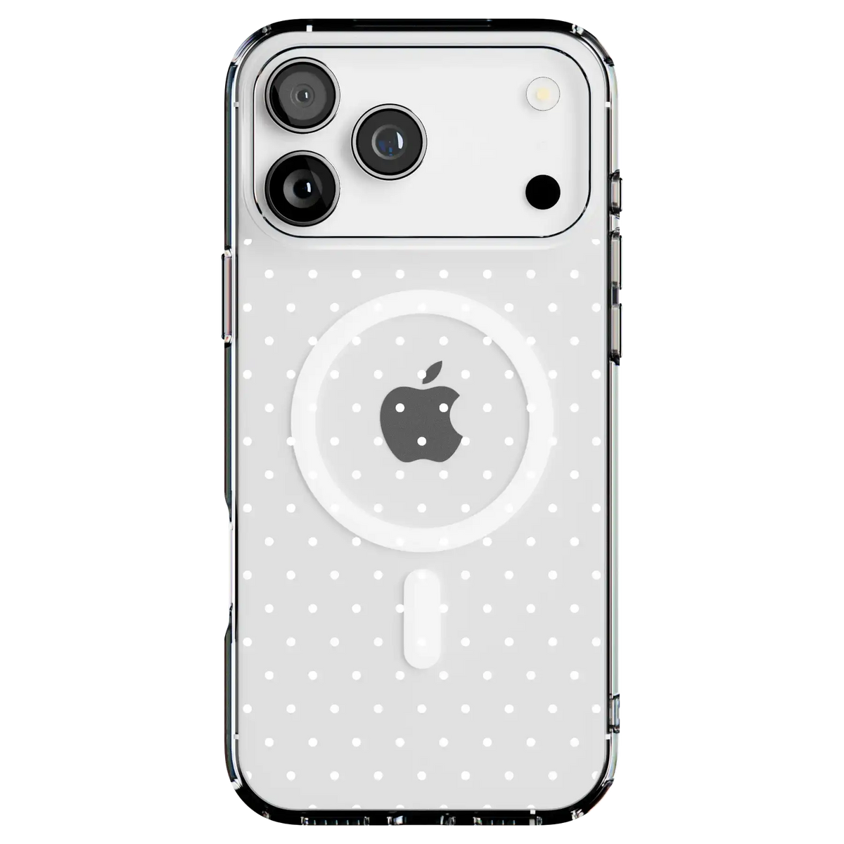 On the Dot | White Polka Dot Case