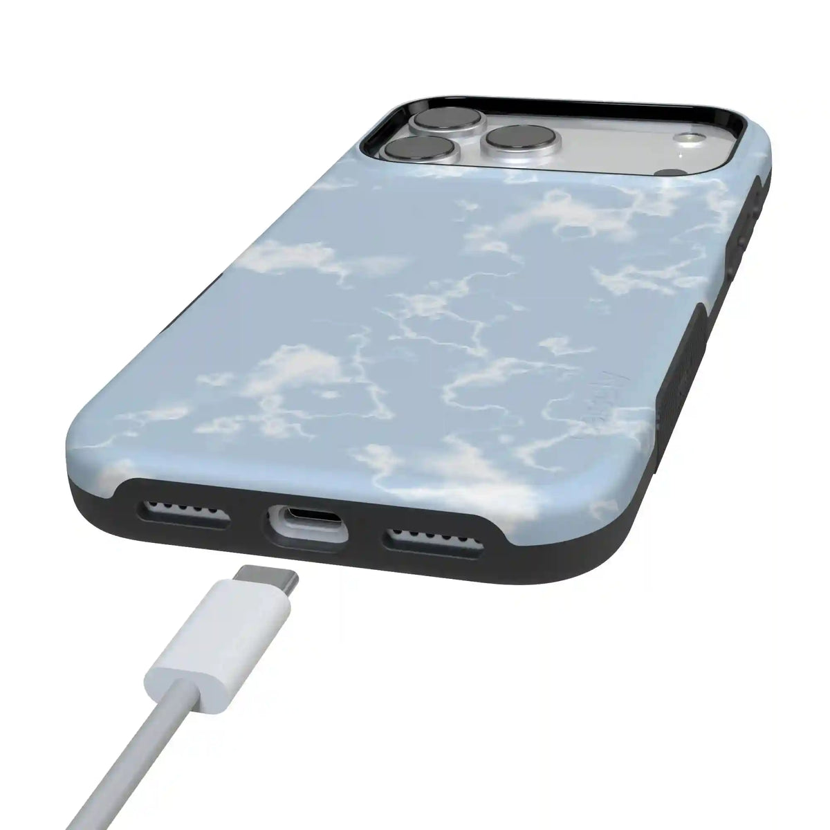 Light Blue Skies | Marble Clouds Case