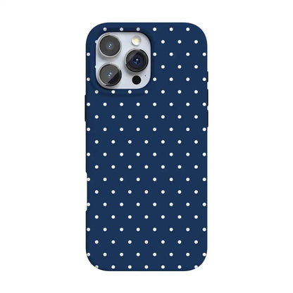 On the Dot | Navy Polka Dot Case
