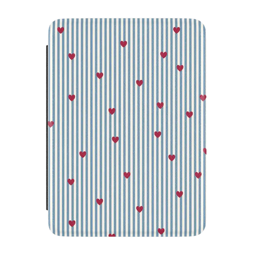 Love Lines | Blue Stripes Kindle Case