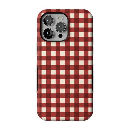 Checked Twice | Red Plaid Case