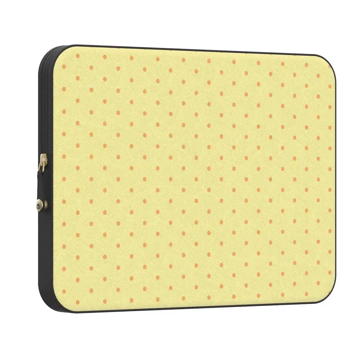 On the Dot | Yellow Polka Dot Laptop Case