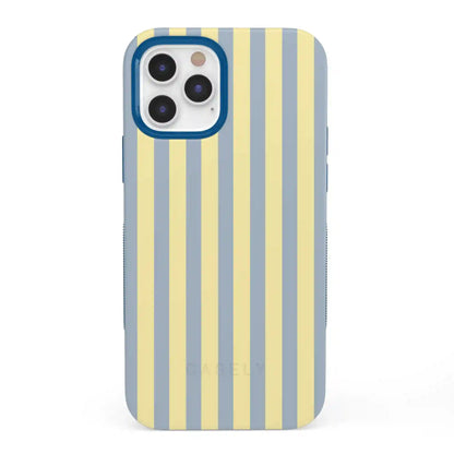 Coastline Stripes | Blue & Yellow Case