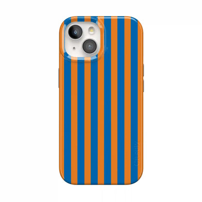 Go New York | Blue & Orange Stripes Case