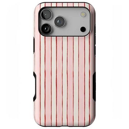 Pretty in Pastel | Blush Stripes Case