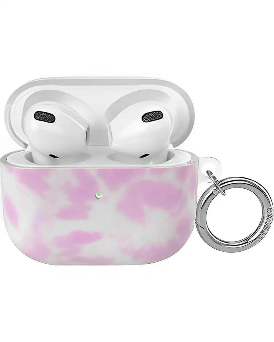 Down for Whatever | Light Pink Tie Dye AirPods Case